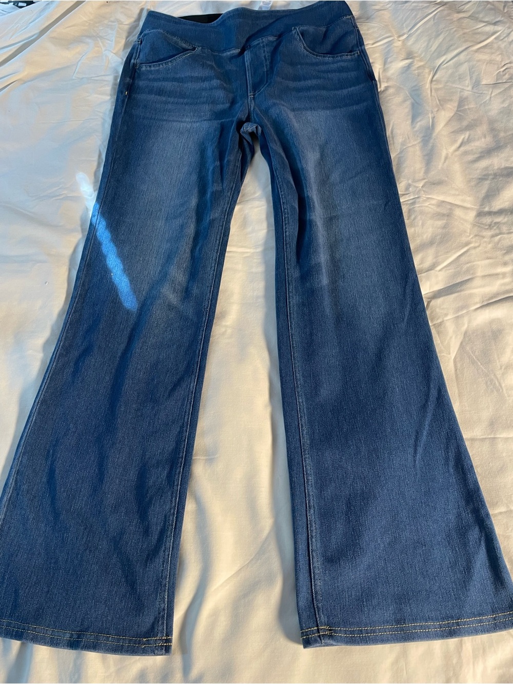 HALARA Dark Blue Flare Jeans
